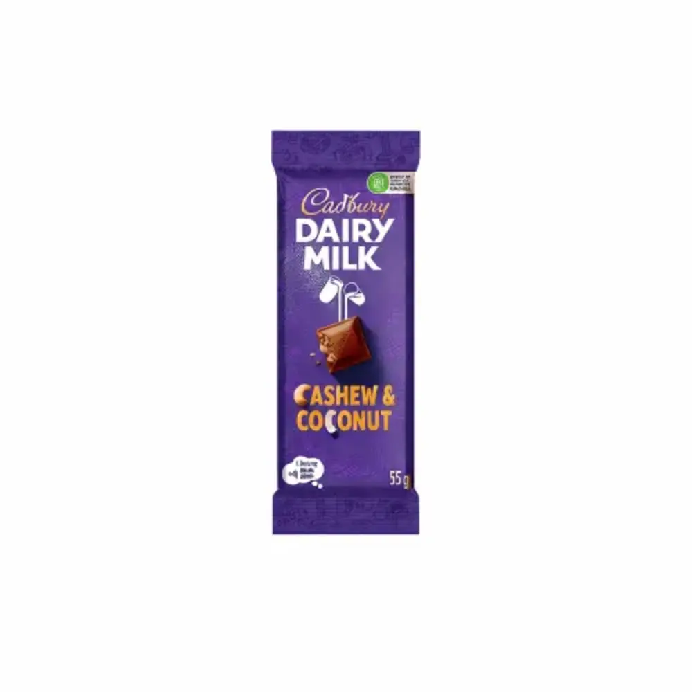 Cadbury Cashew And Coconut 55Gm